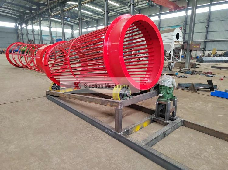 High Quality Mobile firewood trommel screen