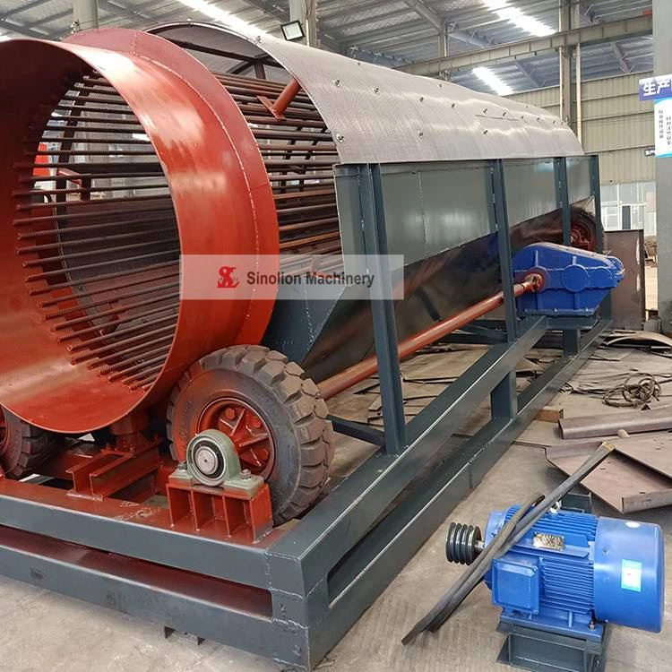 Shaftless Drum Sand Screener