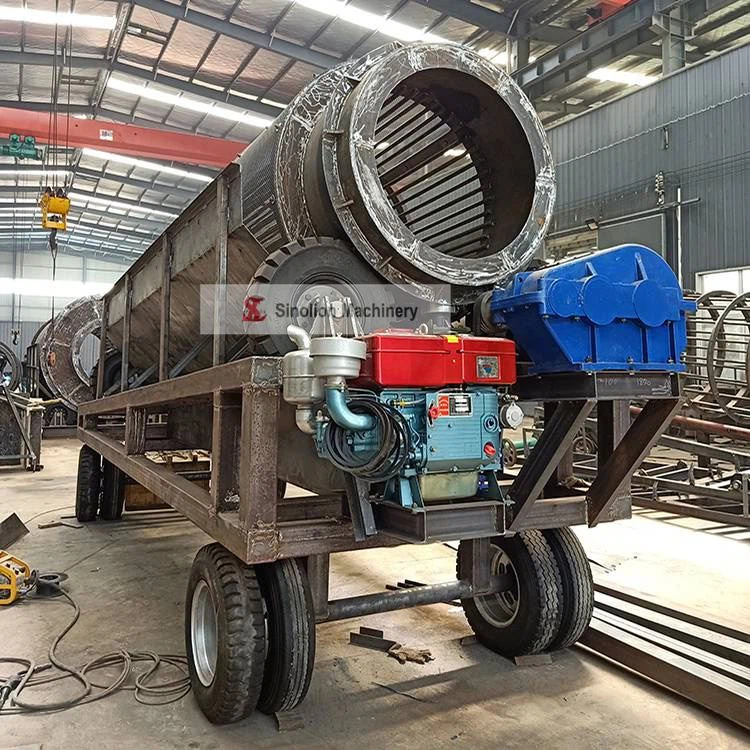 china Shaftless Drum Sand Screener