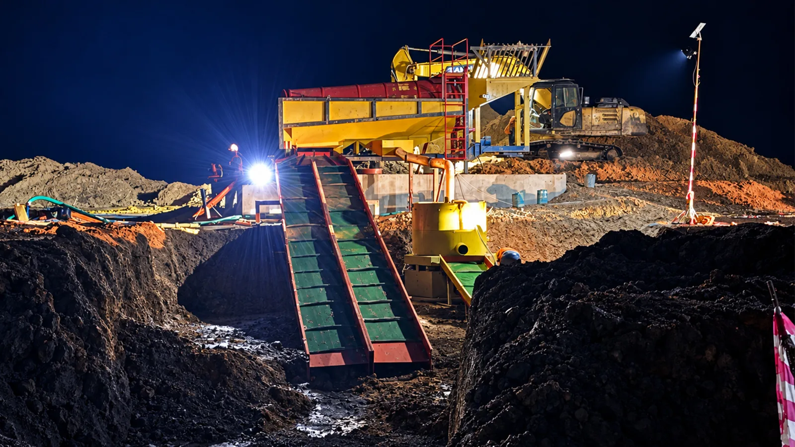 Alluvial Placer Gold Processing Line Alluvial Placer Gold Processing Line