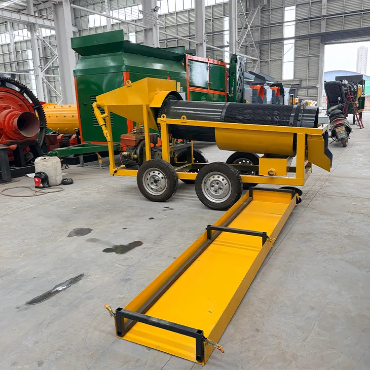 5 To 10 Tons Per Hour Small Gold Trommel