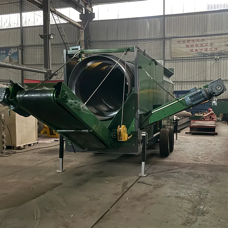 productcate-1-1 Compost trommel screen machine screening compost into fine and coarse fractions