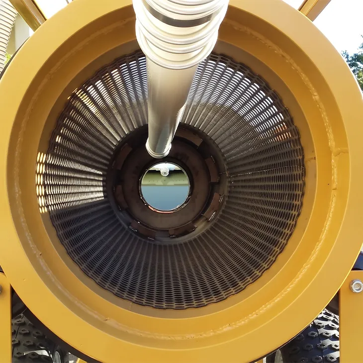 Inside view of perforated drum pipe for gold washing machine price