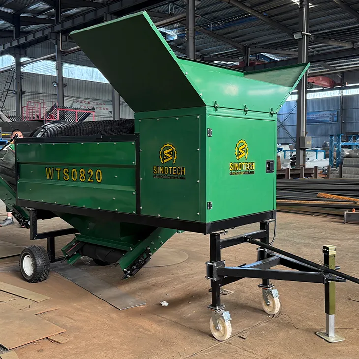 Small Soil Trommel Sieve