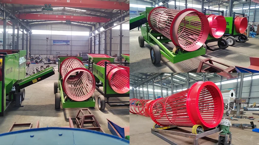 Rotary Drum Trommel Screen Drum Construction