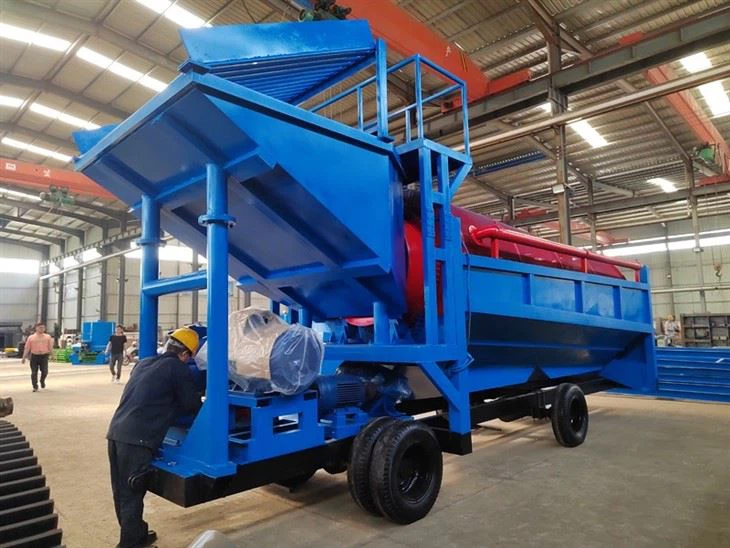 Portable Gold Trommel Wash Plant