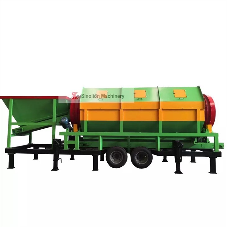 Mobile Rotary Compost Sifter