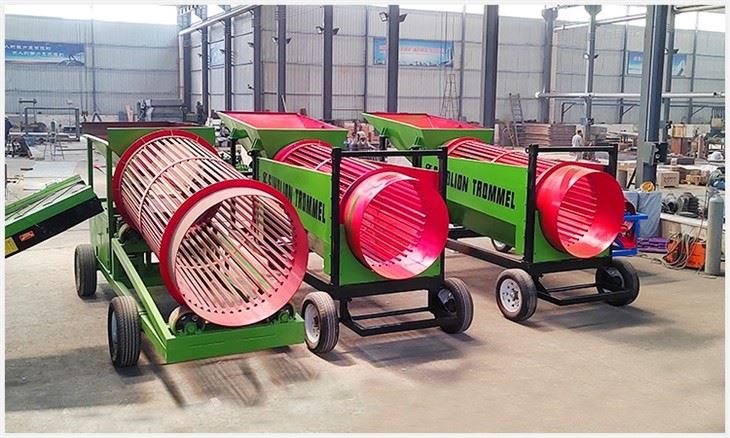 Rotary Type Wood Chips Trommel Screen Firewood Trommel Screen
