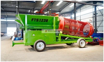 Efficient Mobile Firewood Trommel Screen