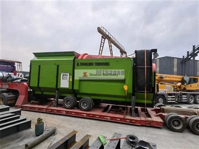 Large And Heavy Movable Drum Screen