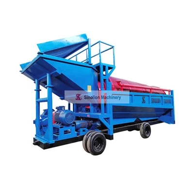Mobile Gold Washing Drum Screen