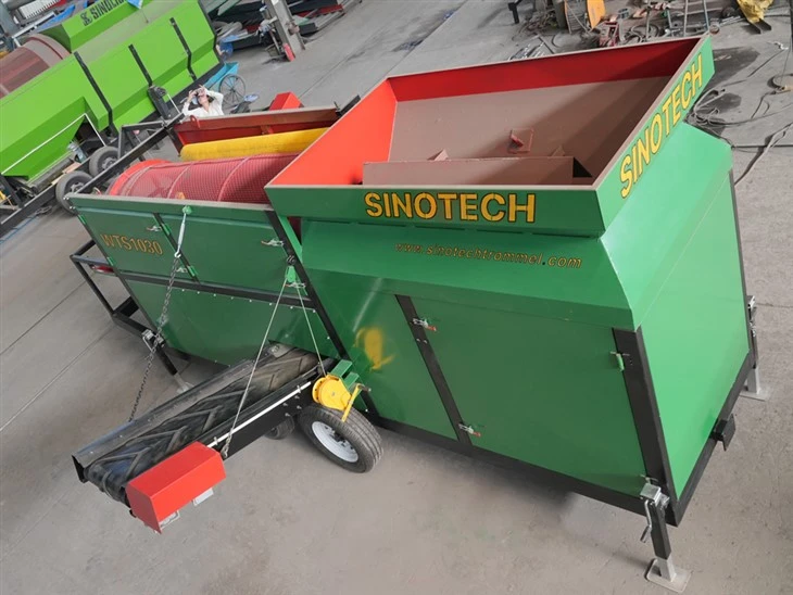 Wheel Mobile Top Soil Trommel Screen MTS1030